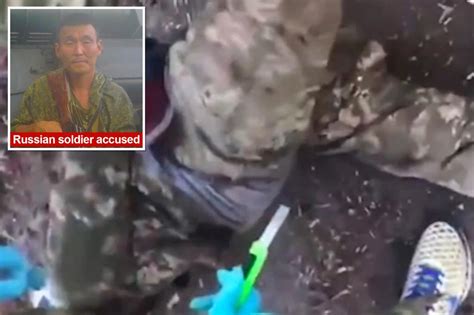 Torture and castration of a Ukrainian POW in Pryvillia.